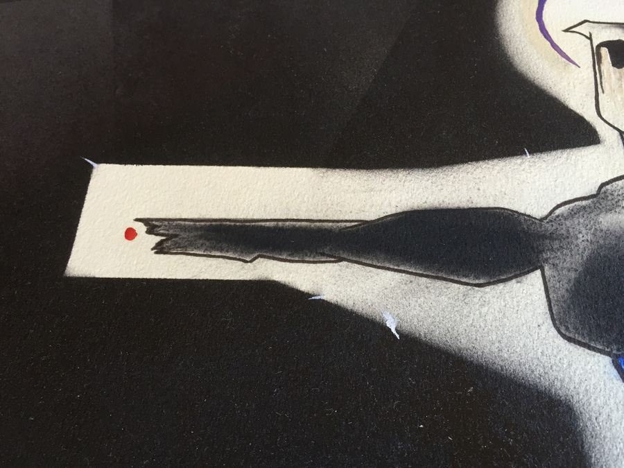 Original Urban Artwork Titled 'By Grace Alone' Signed MCF [Photo 5]