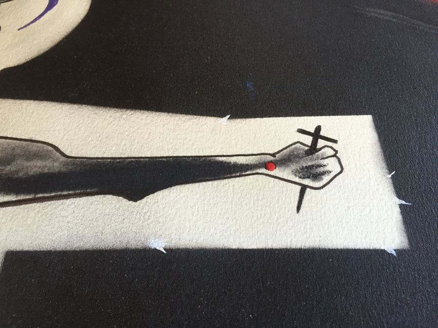 Original Urban Artwork Titled 'By Grace Alone' Signed MCF [Photo 6]