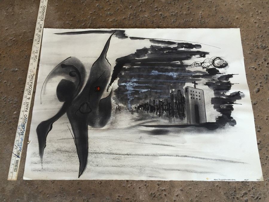 Original Urban Artwork Titled 'How To Empower Evil' 790 (MCF) [Photo 1]