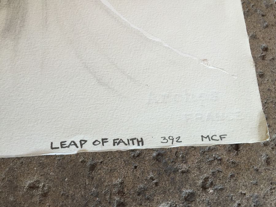 Original Urban Artwork Titled 'Leap Of Faith' 392 By MCF [Photo 8]