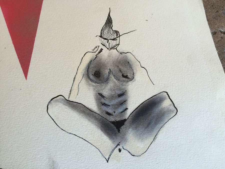 Original Urban Artwork Titled 'Leap Of Faith' 392 By MCF [Photo 7]