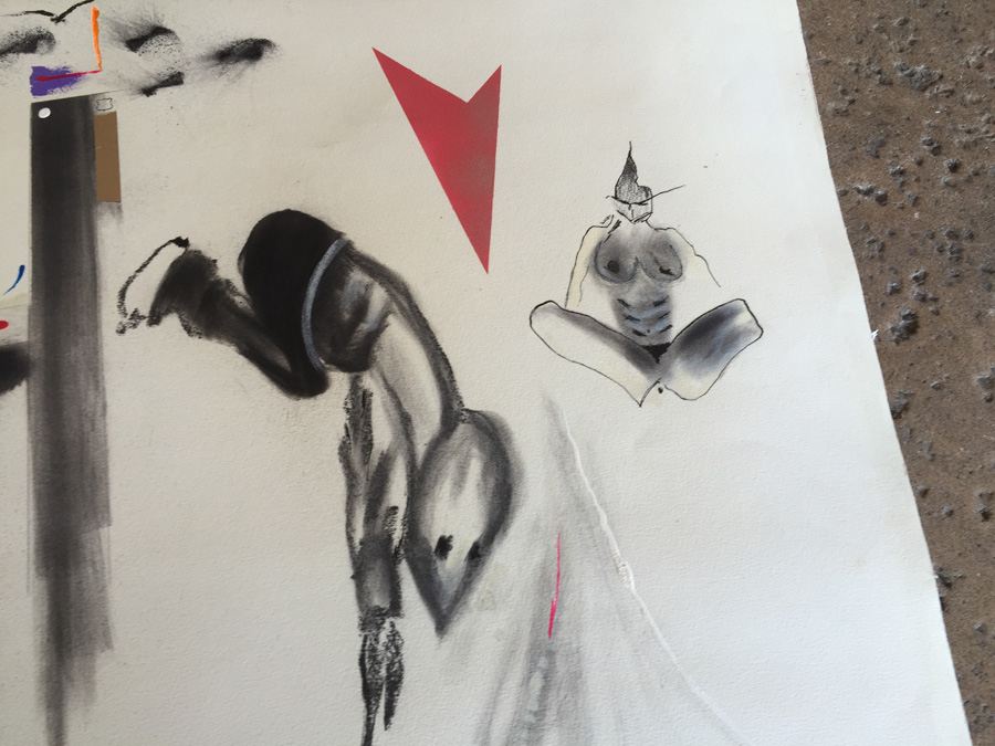 Original Urban Artwork Titled 'Leap Of Faith' 392 By MCF [Photo 6]