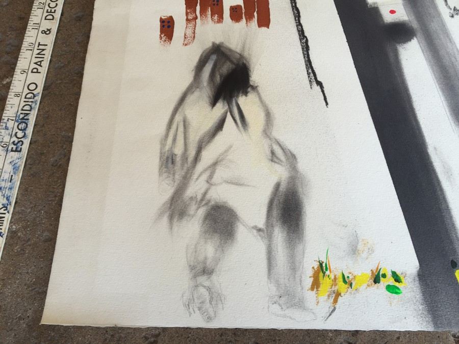 Original Urban Artwork Titled 'Leap Of Faith' 392 By MCF [Photo 2]