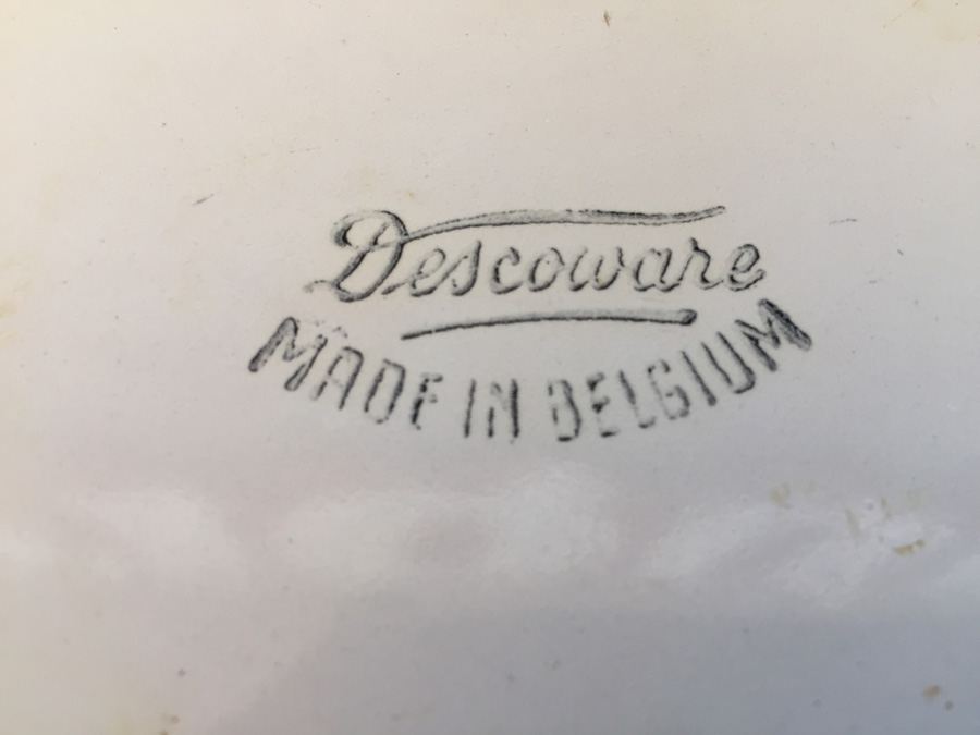 Vintage Descoware Autumn Leaf Dutch Oven - Made in Belgium [Photo 3]