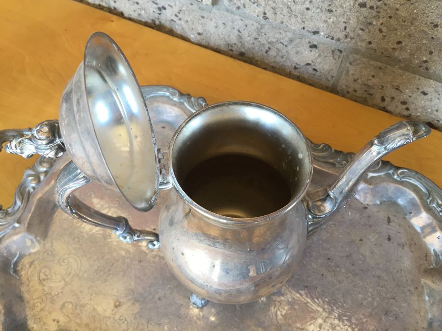 Coffee & Tea Set With Footed Serving Tray (EP) [Photo 14]