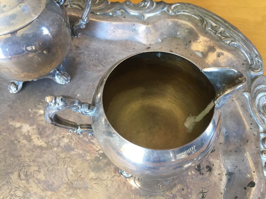 Coffee & Tea Set With Footed Serving Tray (EP) [Photo 9]