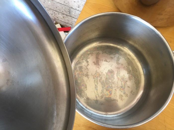 Vintage Farberware Aluminum Clad Stainless Steel Lided Pots & Pans (9 Pieces) [Photo 17]