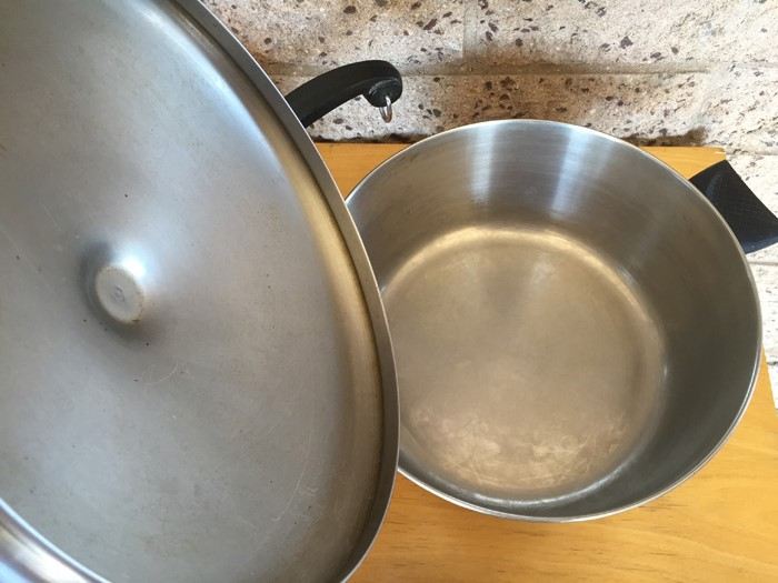 Vintage Farberware Aluminum Clad Stainless Steel Lided Pots & Pans (9 Pieces) [Photo 12]