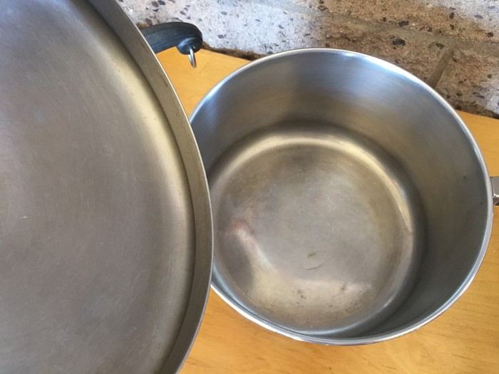 Vintage Farberware Aluminum Clad Stainless Steel Lided Pots & Pans (9 Pieces) [Photo 13]