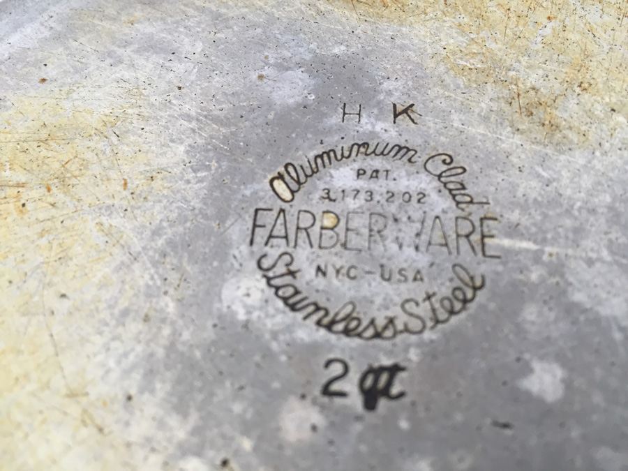 Vintage Farberware Aluminum Clad Stainless Steel Lided Pots & Pans (9 Pieces) [Photo 19]