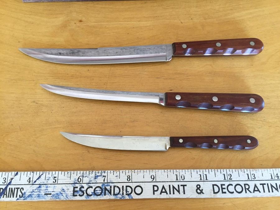 Vintage CASE XX Stainless Knife Set (One Knife Is Missing From Set) [Photo 2]