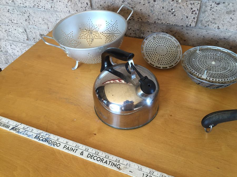 Revere Ware Tea Kettle & Pan Lot [Photo 3]