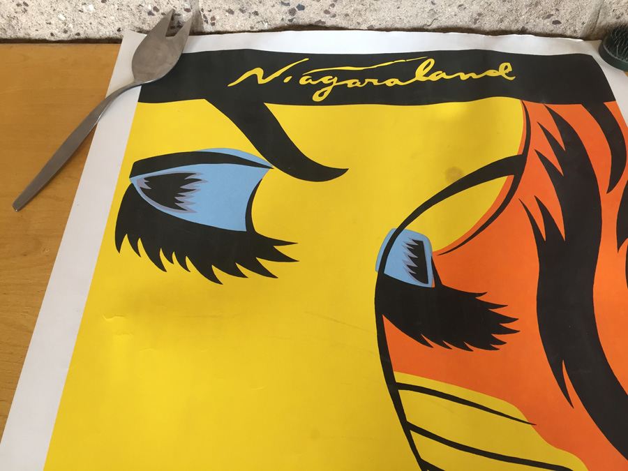 Niagara Print On Heavy Stock Paper Promoting 'Shop Chuey' Art Gallery in Chinatown, Los Angeles CA - Now Closed [Photo 5]