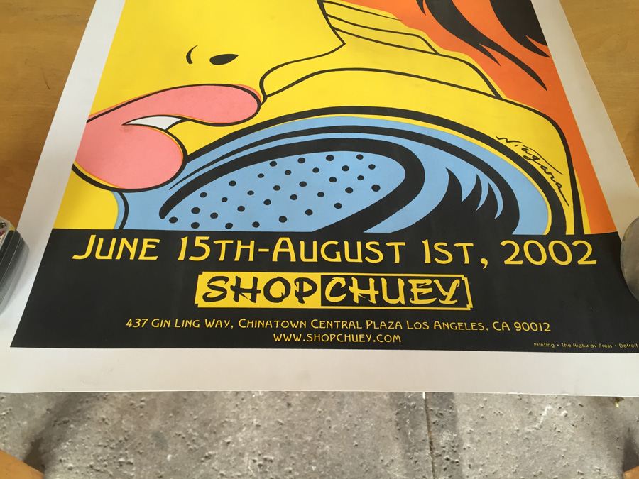 Niagara Print On Heavy Stock Paper Promoting 'Shop Chuey' Art Gallery in Chinatown, Los Angeles CA - Now Closed [Photo 7]