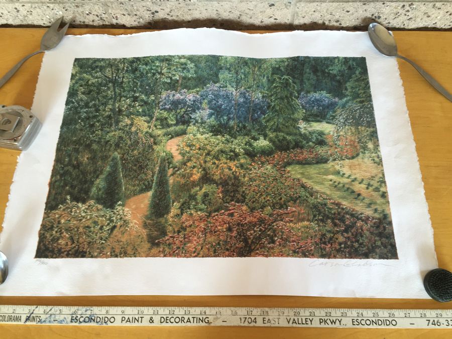 Arboretum Pathway By Carson Gladson Signed Limited Edition 406/950 [Photo 1]