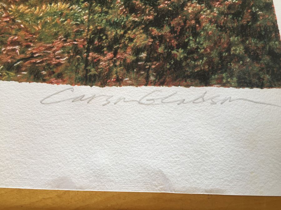 Arboretum Pathway By Carson Gladson Signed Limited Edition 406/950 [Photo 3]