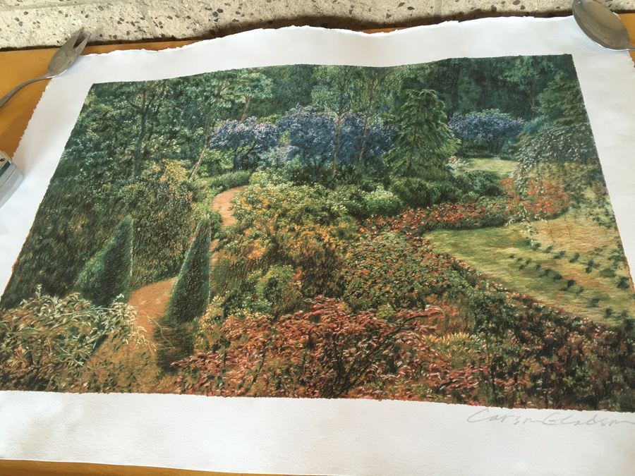 Arboretum Pathway By Carson Gladson Signed Limited Edition 406/950 [Photo 5]