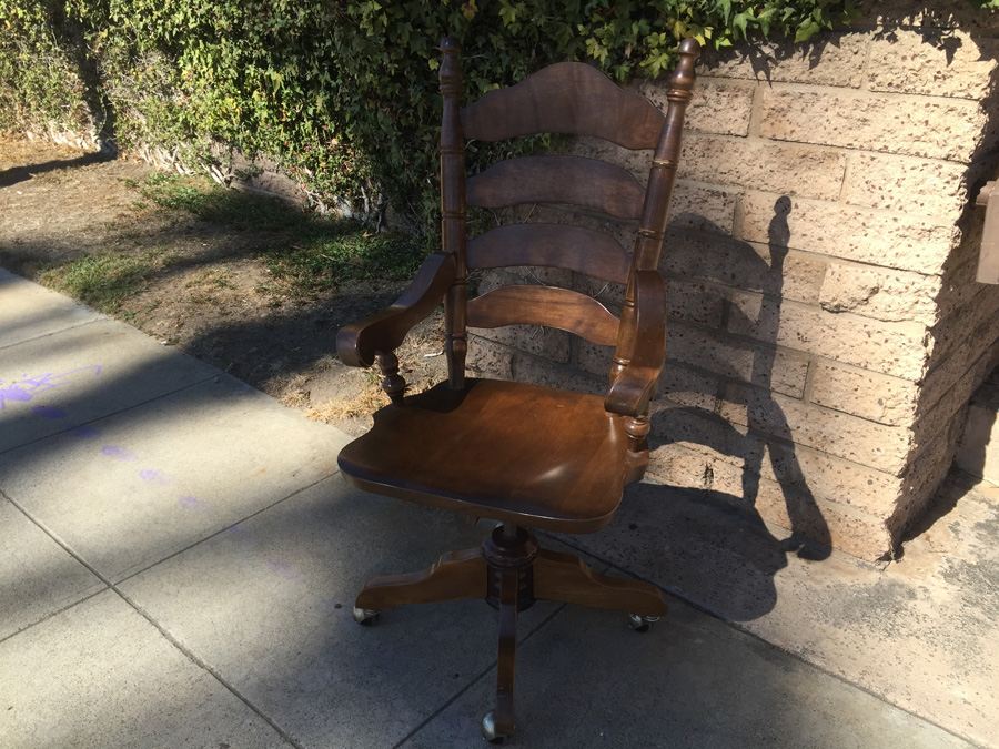 ladder back desk chair