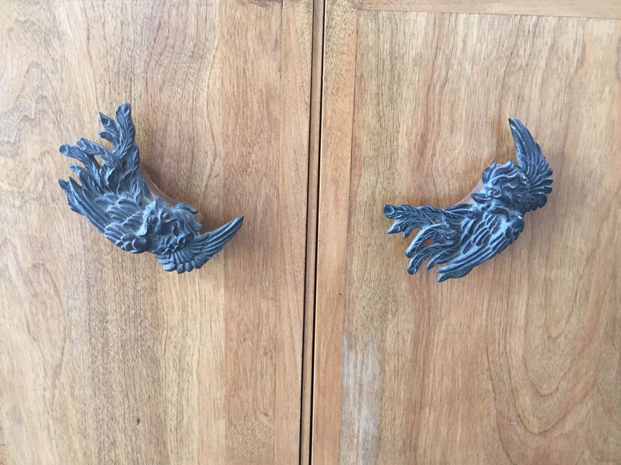 Pair Of Vintage Asian Cabinets [Photo 11]