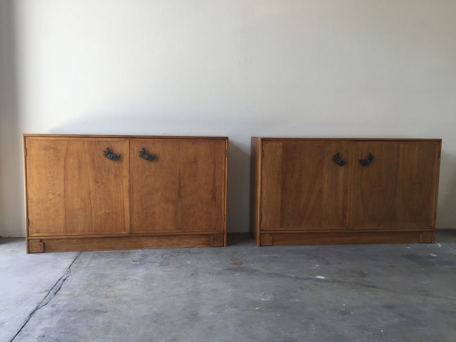 Pair Of Vintage Asian Cabinets [Photo 13]