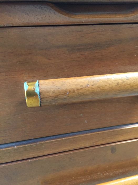 Mid-Century Wooden Desk [Photo 2]