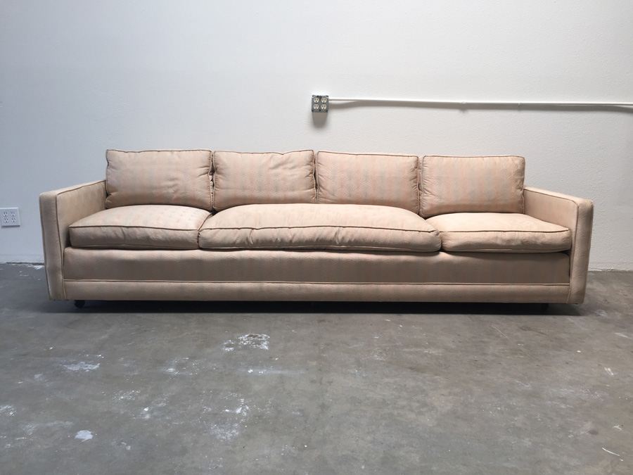 Long Modern Low Profile Sofa