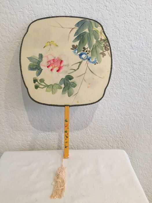 (3) Hand Painted Chinese Fans [Photo 4]