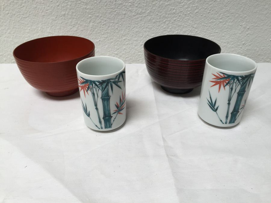 Asian Cup And Bowl Lot [Photo 1]