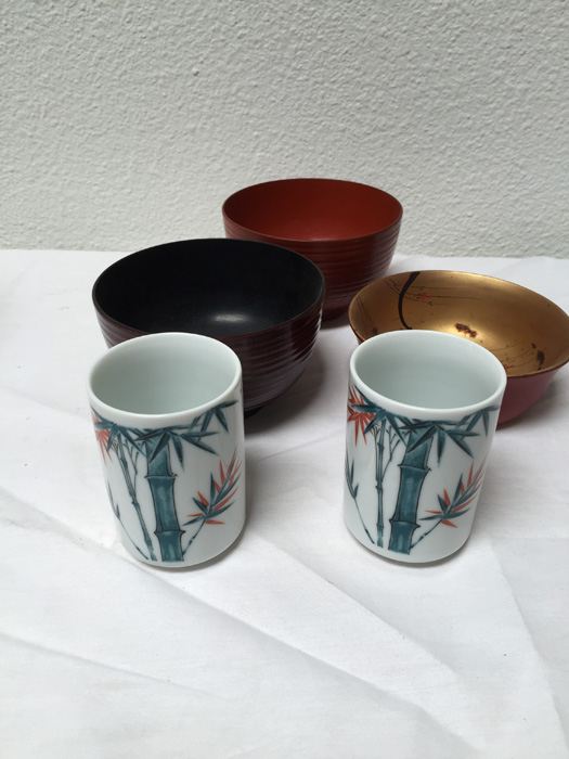 Asian Cup And Bowl Lot [Photo 5]