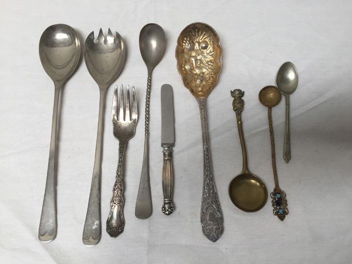 Serving Accessories And Flatware Lot [Photo 2]