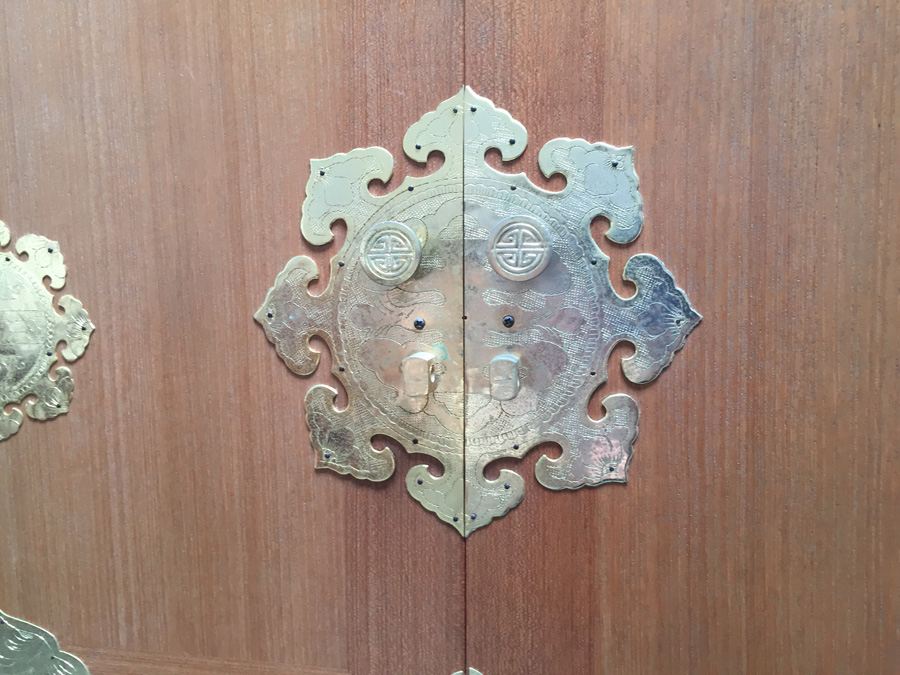 Vintage Asian Campaign-Style Cabinet Chest Of Drawers [Photo 5]