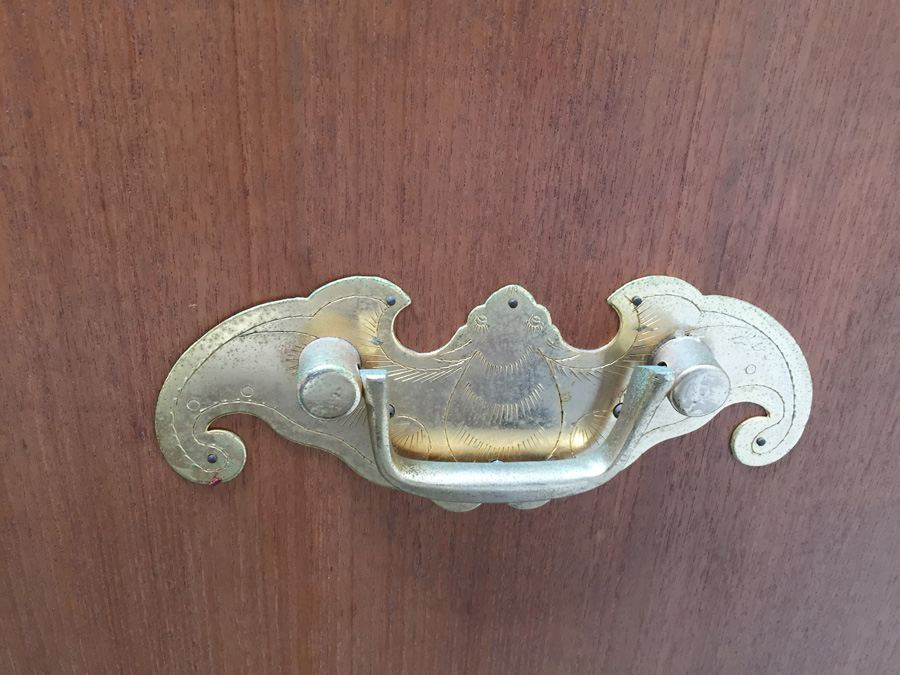 Vintage Asian Campaign-Style Cabinet Chest Of Drawers [Photo 10]