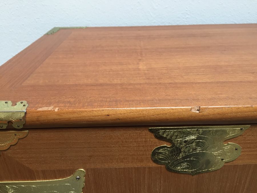 Vintage Asian Campaign-Style Cabinet Chest Of Drawers [Photo 9]