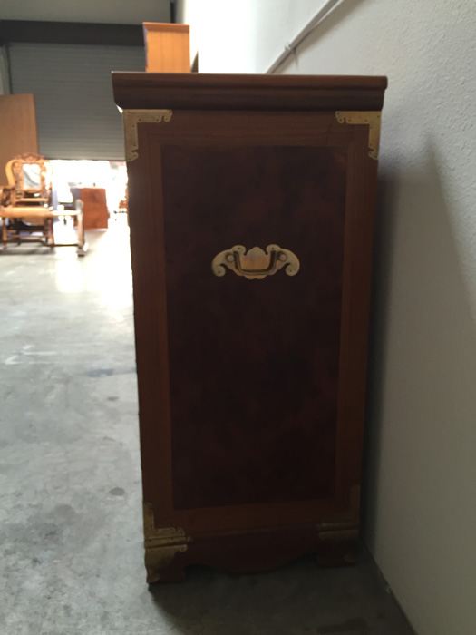Vintage Asian Campaign-Style Cabinet Chest Of Drawers [Photo 7]