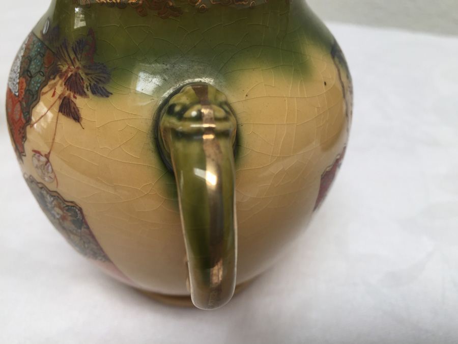 Vintage Asian Teapot / Tea Service Set Signed [Photo 24]