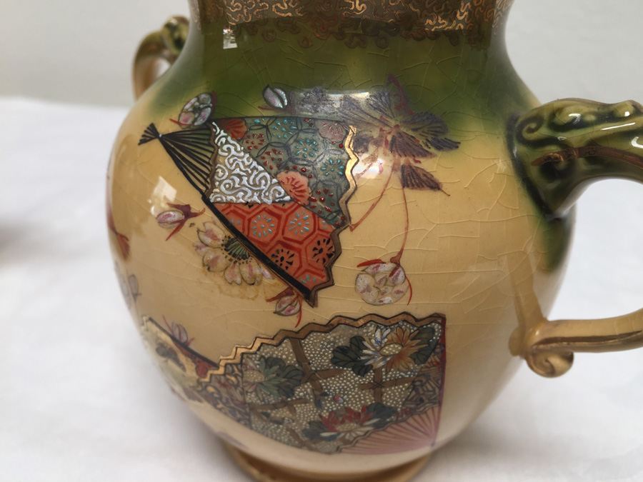 Vintage Asian Teapot / Tea Service Set Signed [Photo 25]