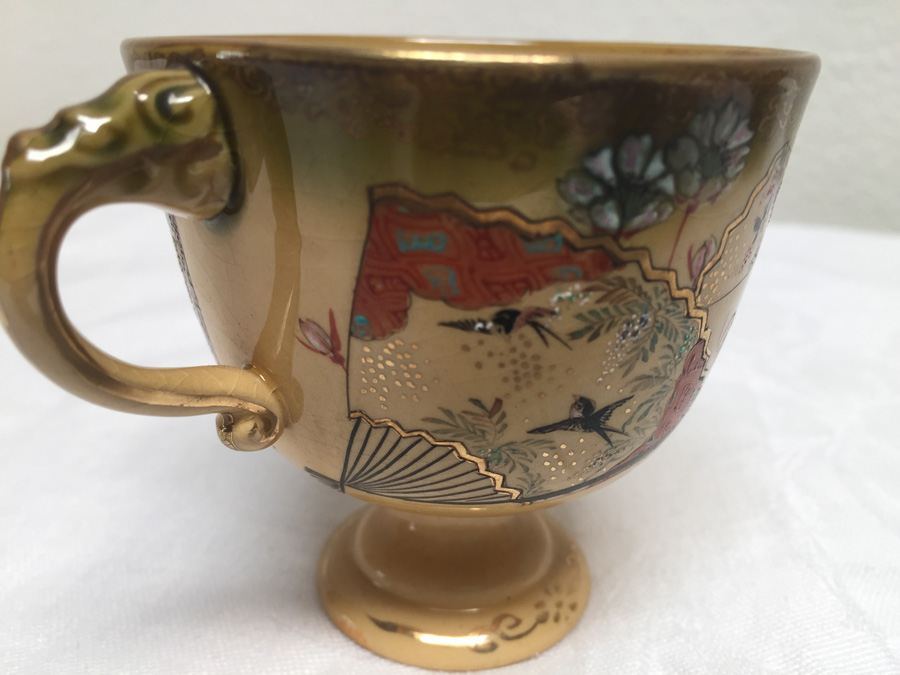 Vintage Asian Teapot / Tea Service Set Signed [Photo 42]