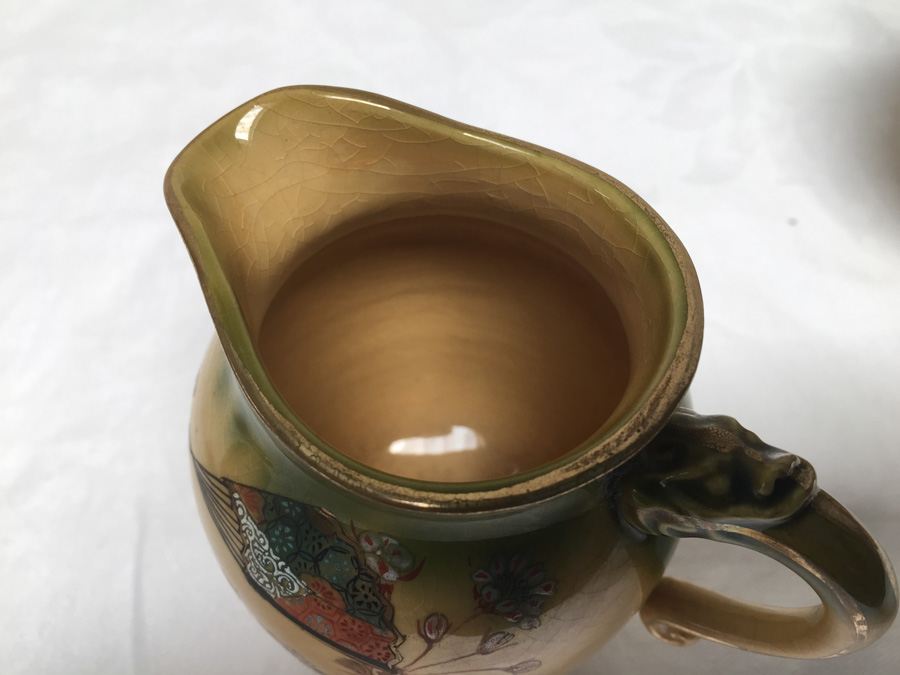 Vintage Asian Teapot / Tea Service Set Signed [Photo 39]