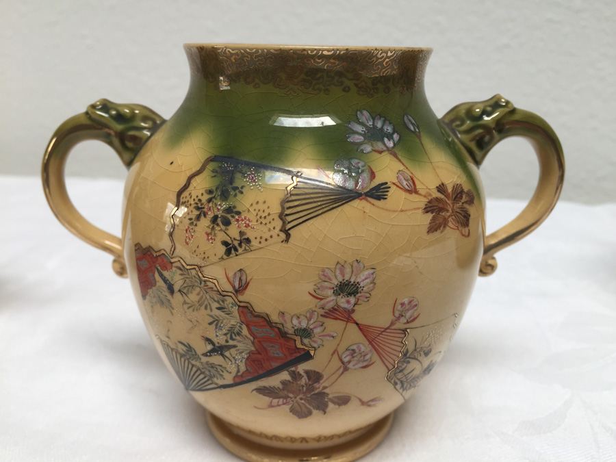 Vintage Asian Teapot / Tea Service Set Signed [Photo 18]