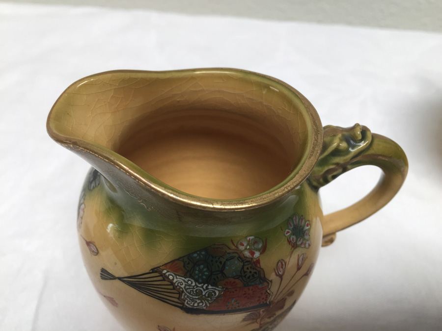 Vintage Asian Teapot / Tea Service Set Signed [Photo 33]