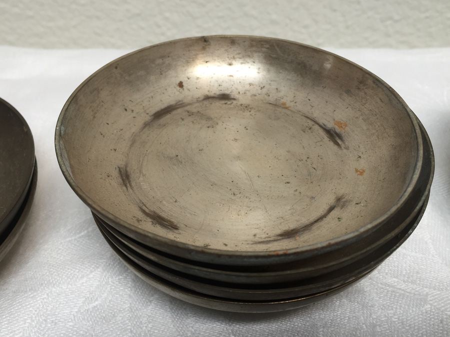 Metal Asian Bowls And Cups [Photo 5]