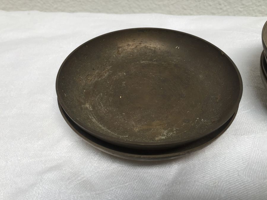 Metal Asian Bowls And Cups [Photo 4]