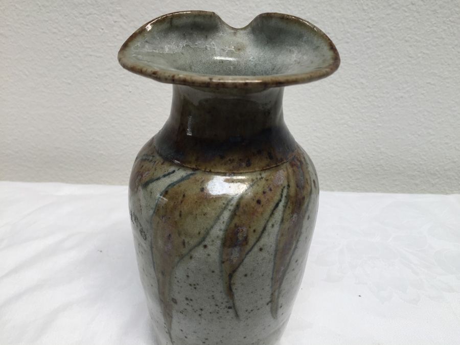 Mid-Century Pottery Pitcher Signed [Photo 13]