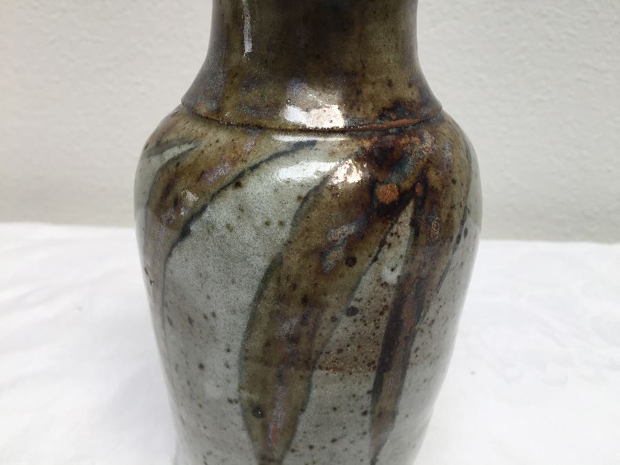 Mid-Century Pottery Pitcher Signed [Photo 8]