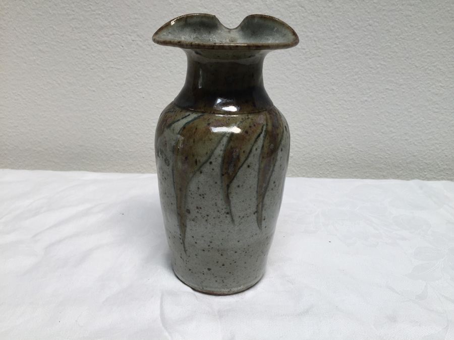Mid-Century Pottery Pitcher Signed [Photo 14]