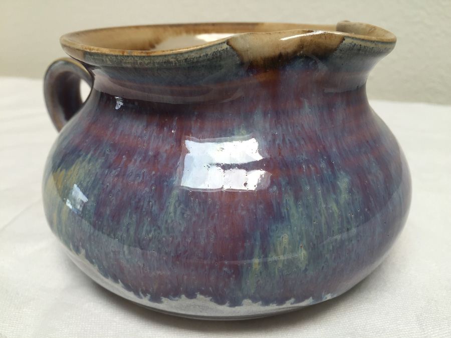 Purple Glazed Taos Pottery Signed [Photo 6]