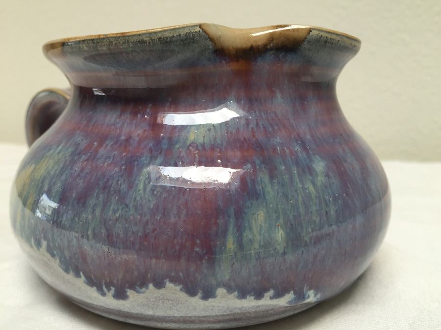 Purple Glazed Taos Pottery Signed [Photo 7]