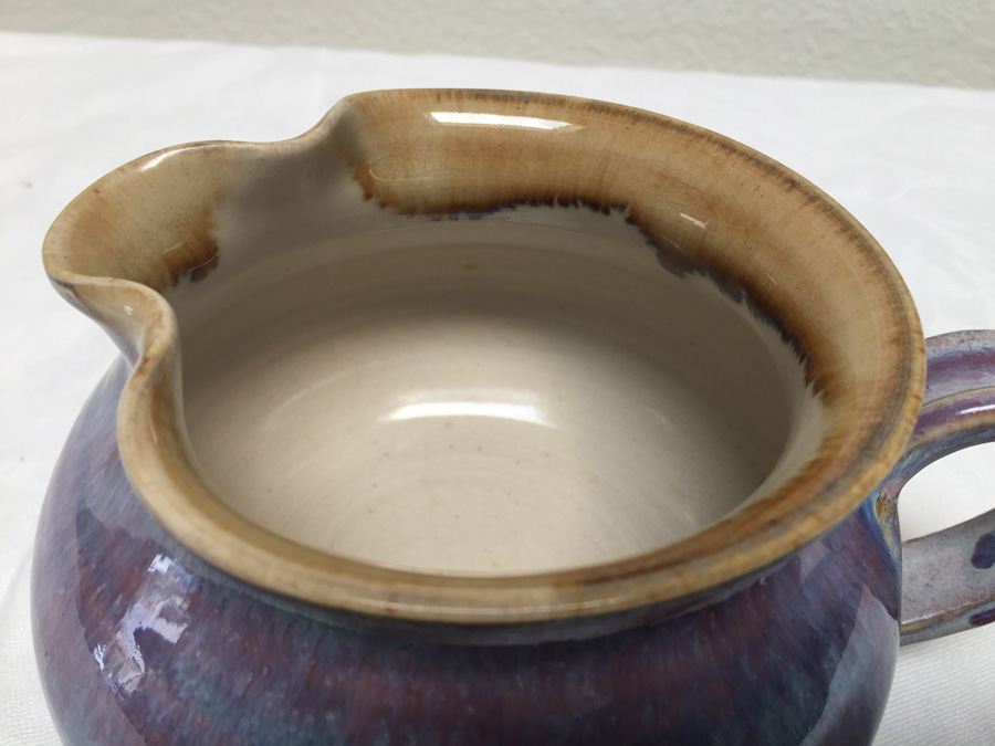 Purple Glazed Taos Pottery Signed [Photo 3]