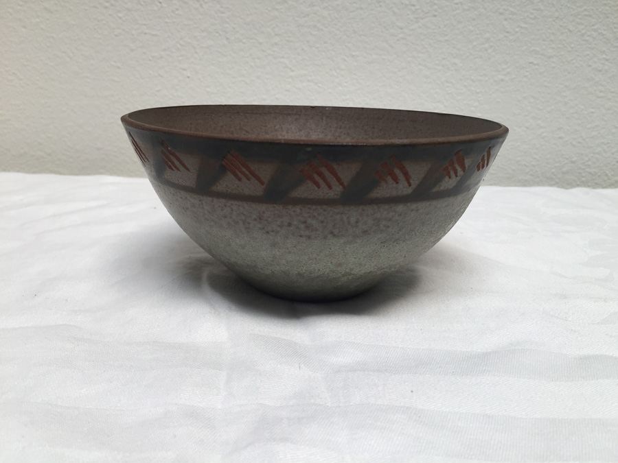 Pottery Bowl Signed M Rose [Photo 6]