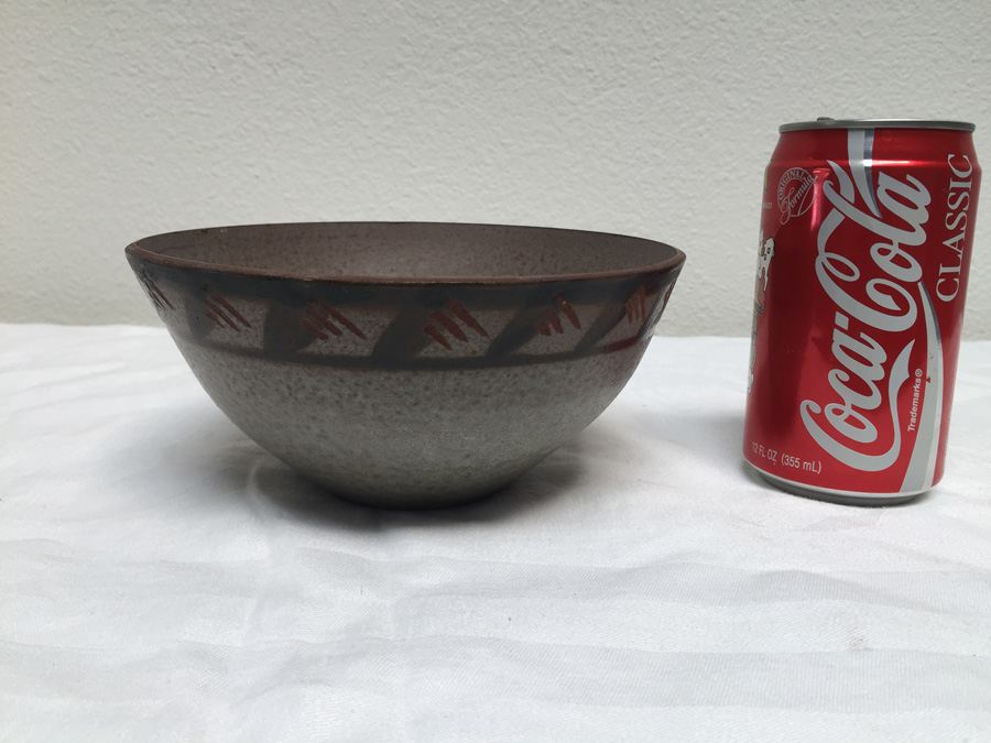 Pottery Bowl Signed M Rose [Photo 1]